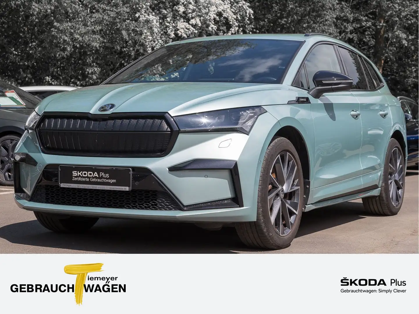 Skoda Enyaq iV 80 SPORTLINE AHK PANO VIRTUAL Argento - 1