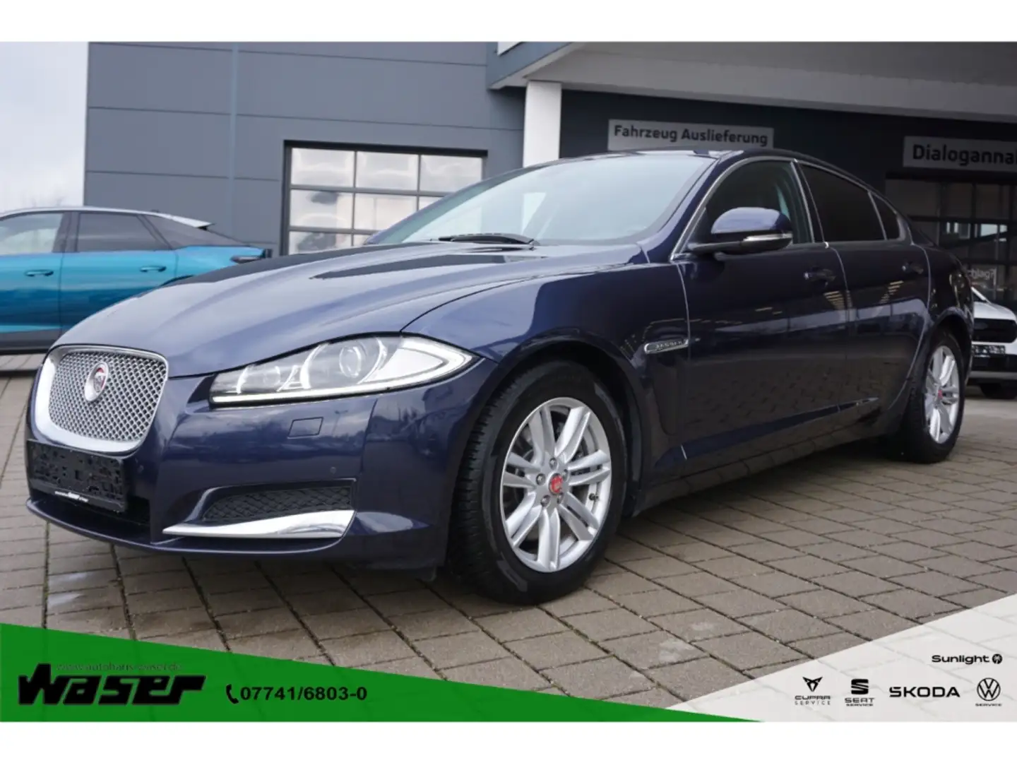 Jaguar XF 2.2 Diesel Aut. Navi Xenon Temp. SHZ Kamera PDC El Blau - 1