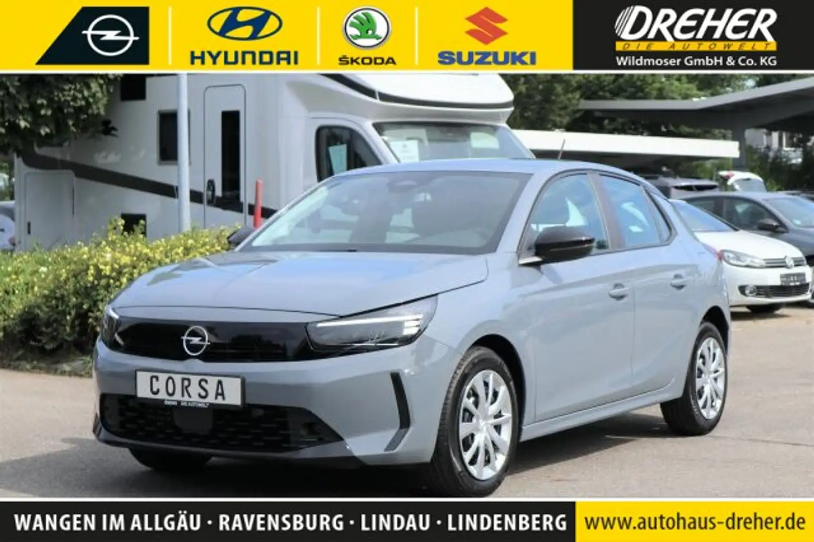 Opel Corsa Corsa Edition Klima/SH/LH/Parkpilot hinten  LED/BC Grau - 1