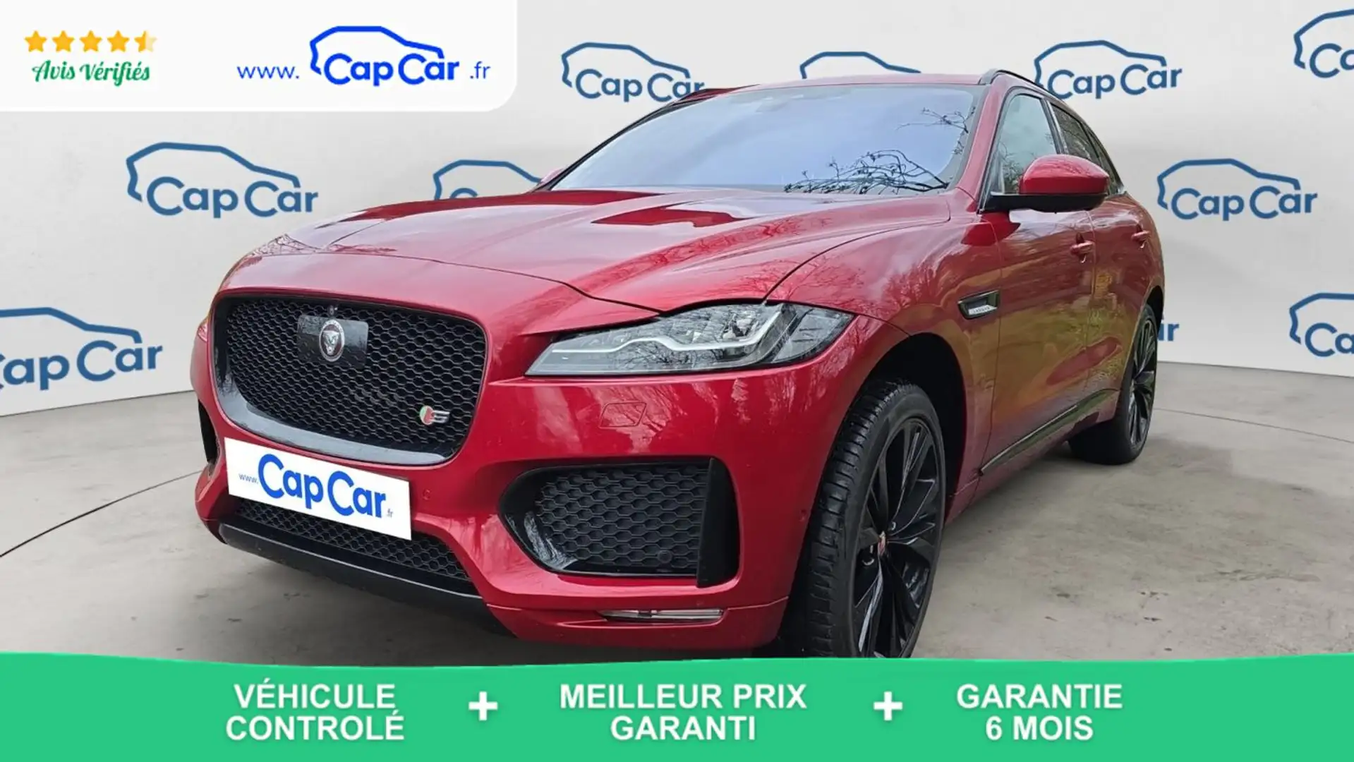 Jaguar F-Pace 3.0 V6 SC AWD 380 BVA8 S Rouge - 1