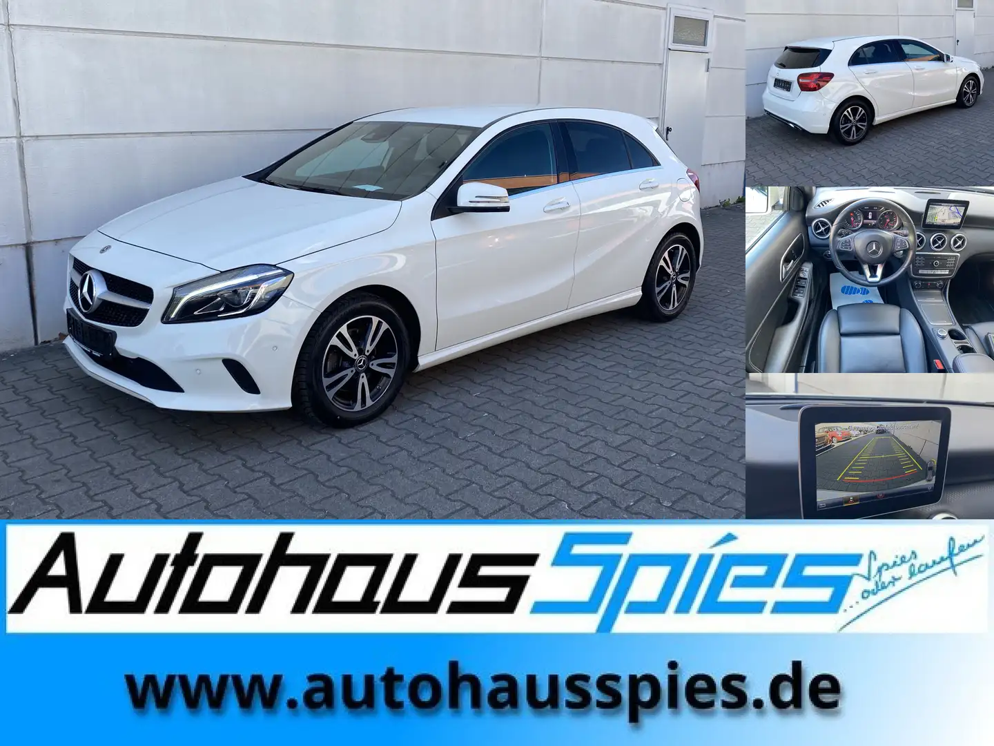 Mercedes-Benz A 180 DCT  Leder Nav Shz Tmat LED RKam Bianco - 1