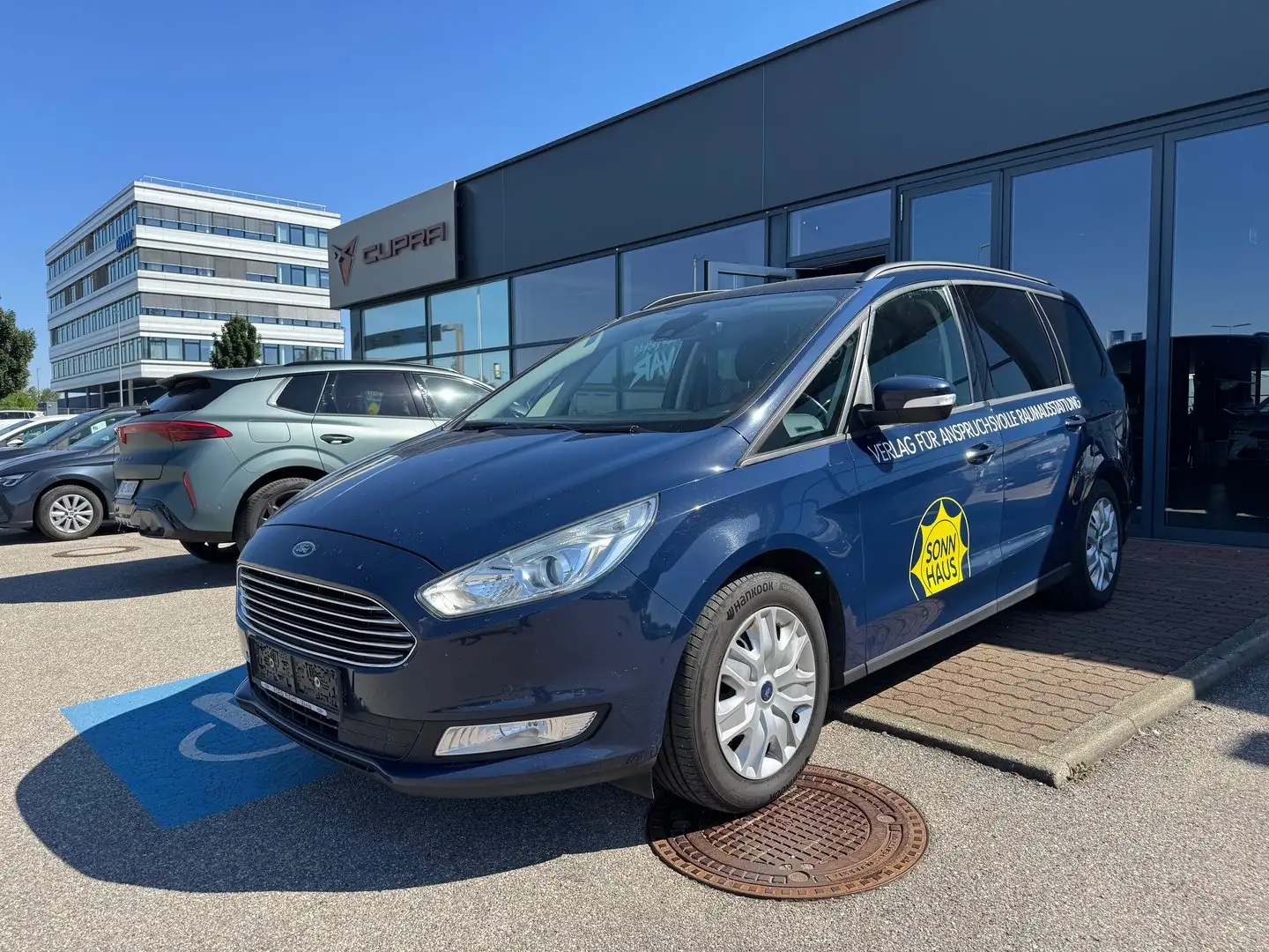 Ford Galaxy 2,0 TDCi Business Start/Stop-Syst Blau - 1