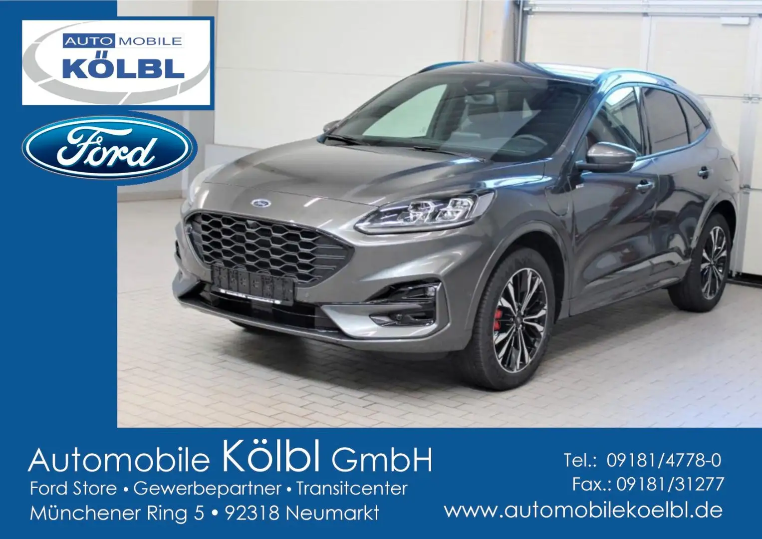 Ford Kuga PHEV ST-Line X,iACC/LED/LMR19''/NAVI/KAMERA Grau - 1