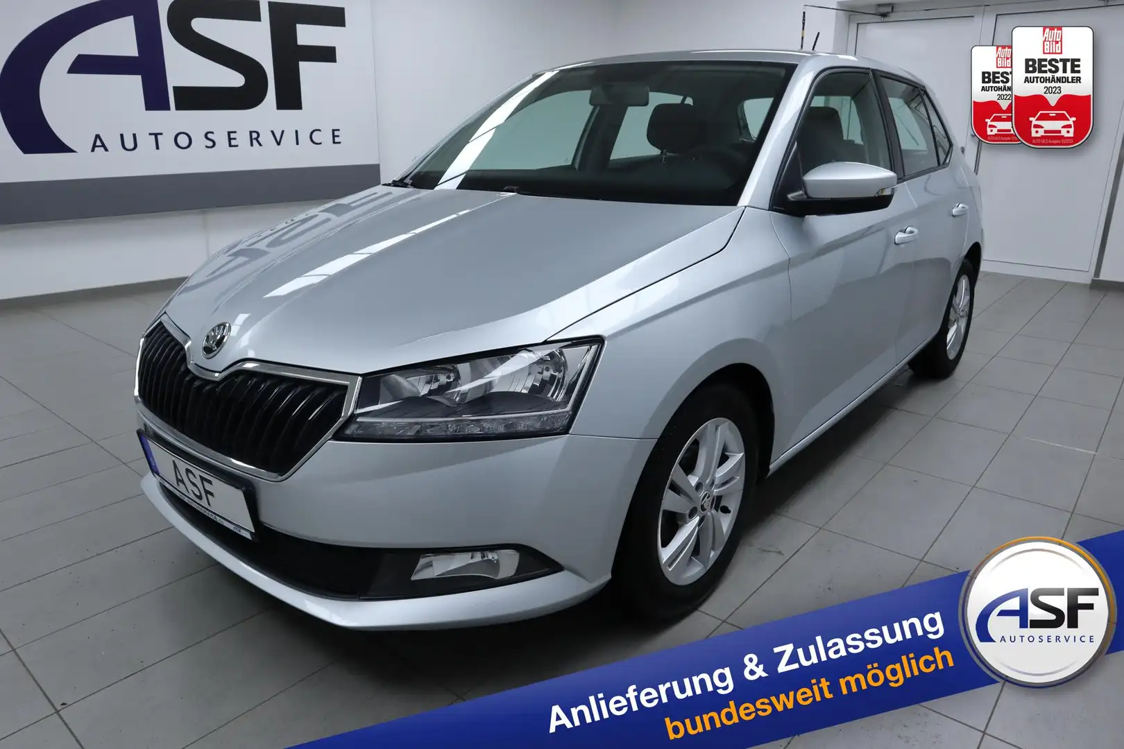 Skoda Fabia Ambition #DAB #Einparkhilfe hinten #Klima #Sitz... Silber - 1