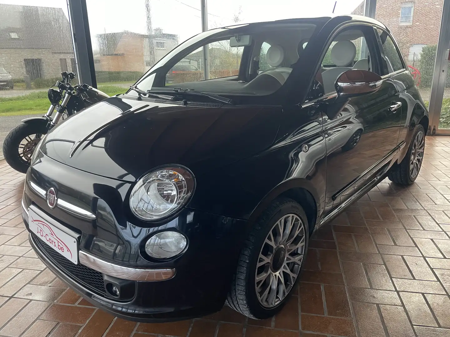 Fiat 500 500 1.2 Lounge Zwart - 1