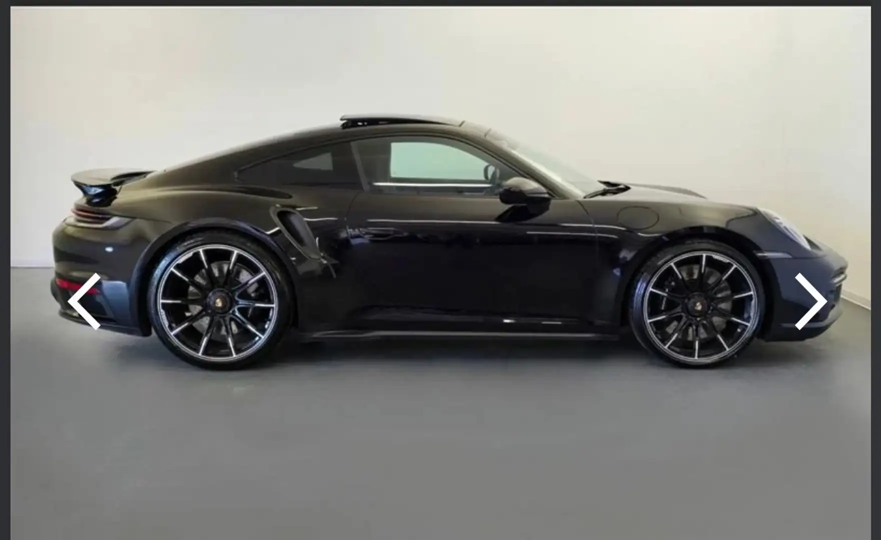 Porsche 911 911 Coupe 3.7 Turbo auto Nero - 1