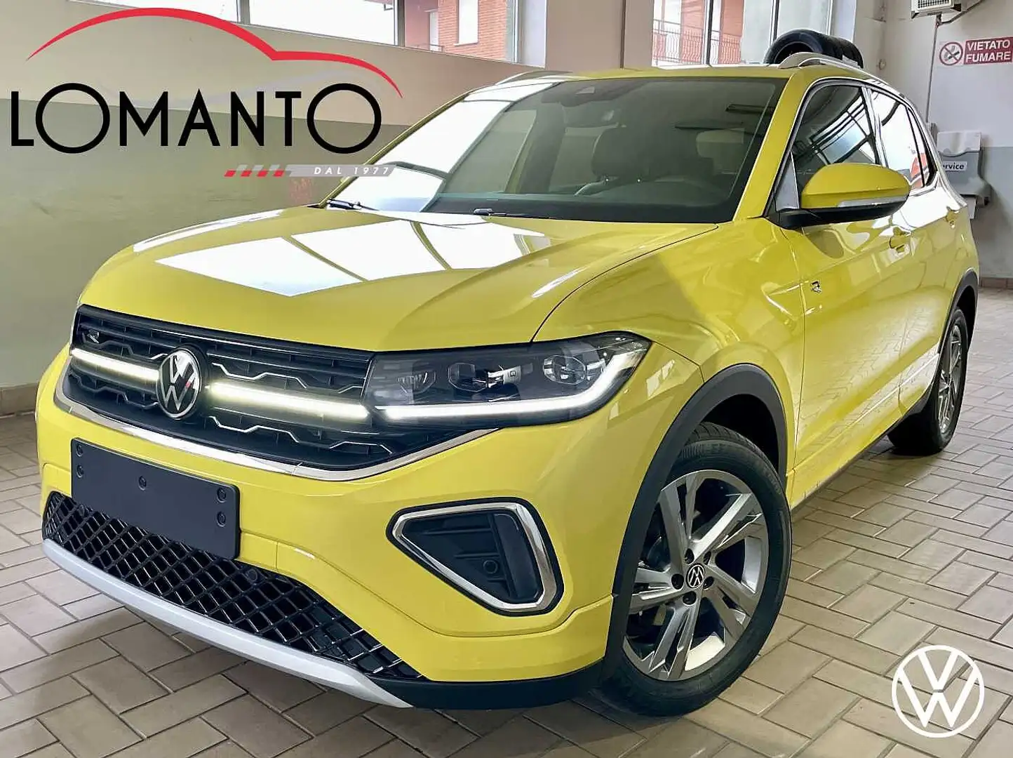 Volkswagen T-Cross 1ª serie 1.0 TSI 115 CV R-Line KM ZERO Giallo - 1