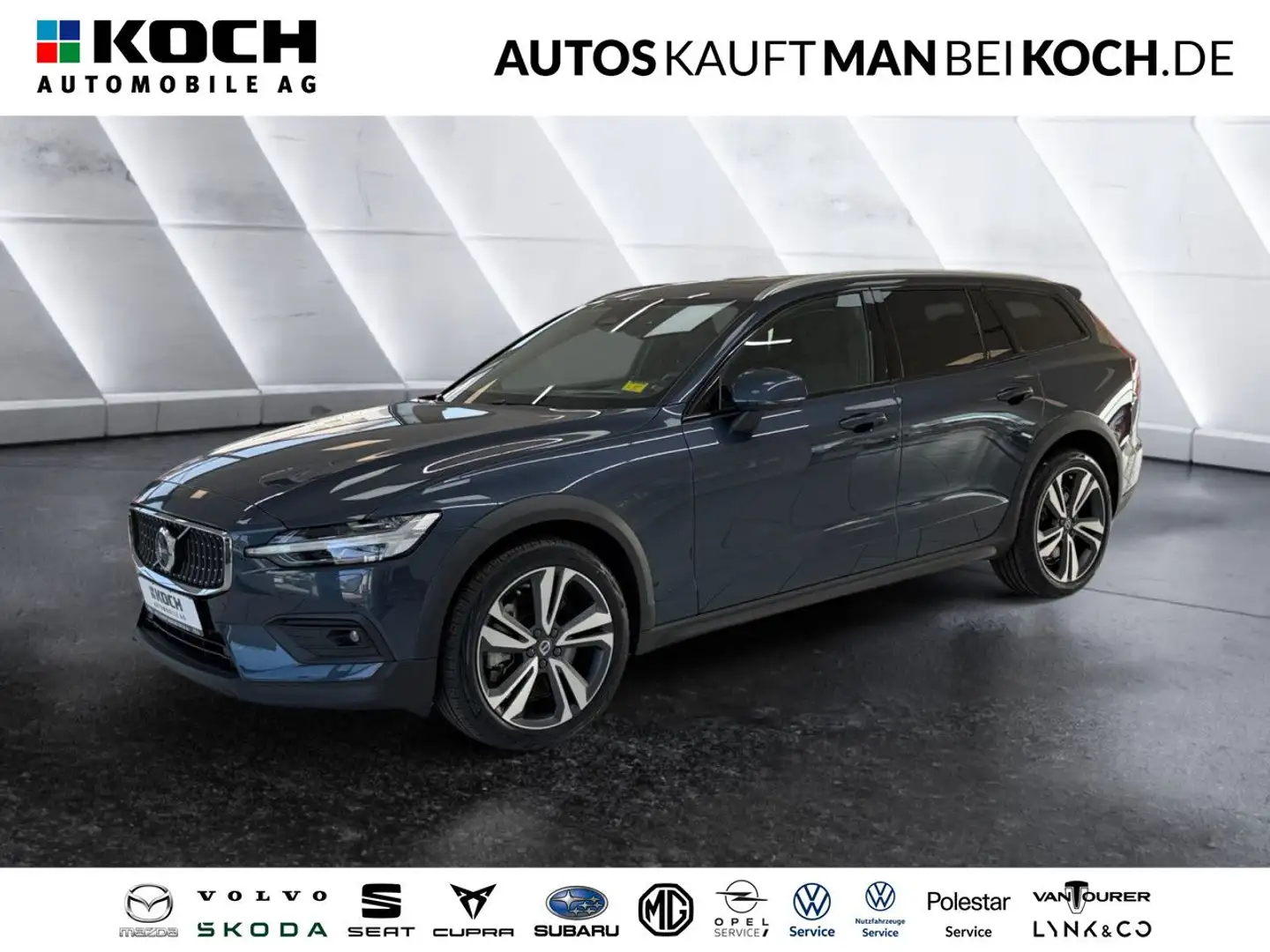Volvo V60 Cross Country V60 CC B5 AWD Ultimate ACC BLIS 360° B/W PANO HUD Bleu - 1