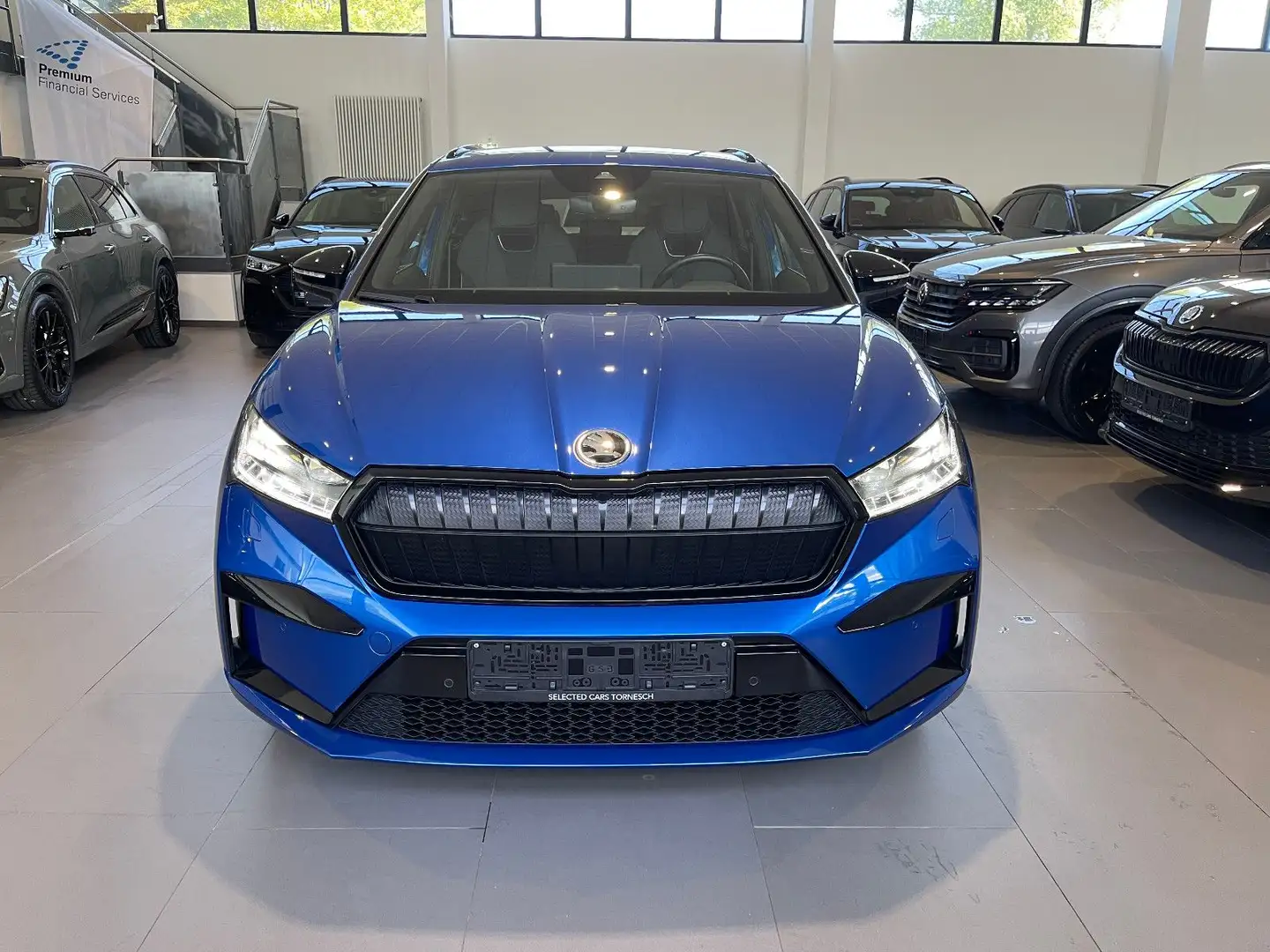 Skoda Enyaq 80 Sportline AID/ACC/KEY/MATRIX/DCC/KAM Blau - 2