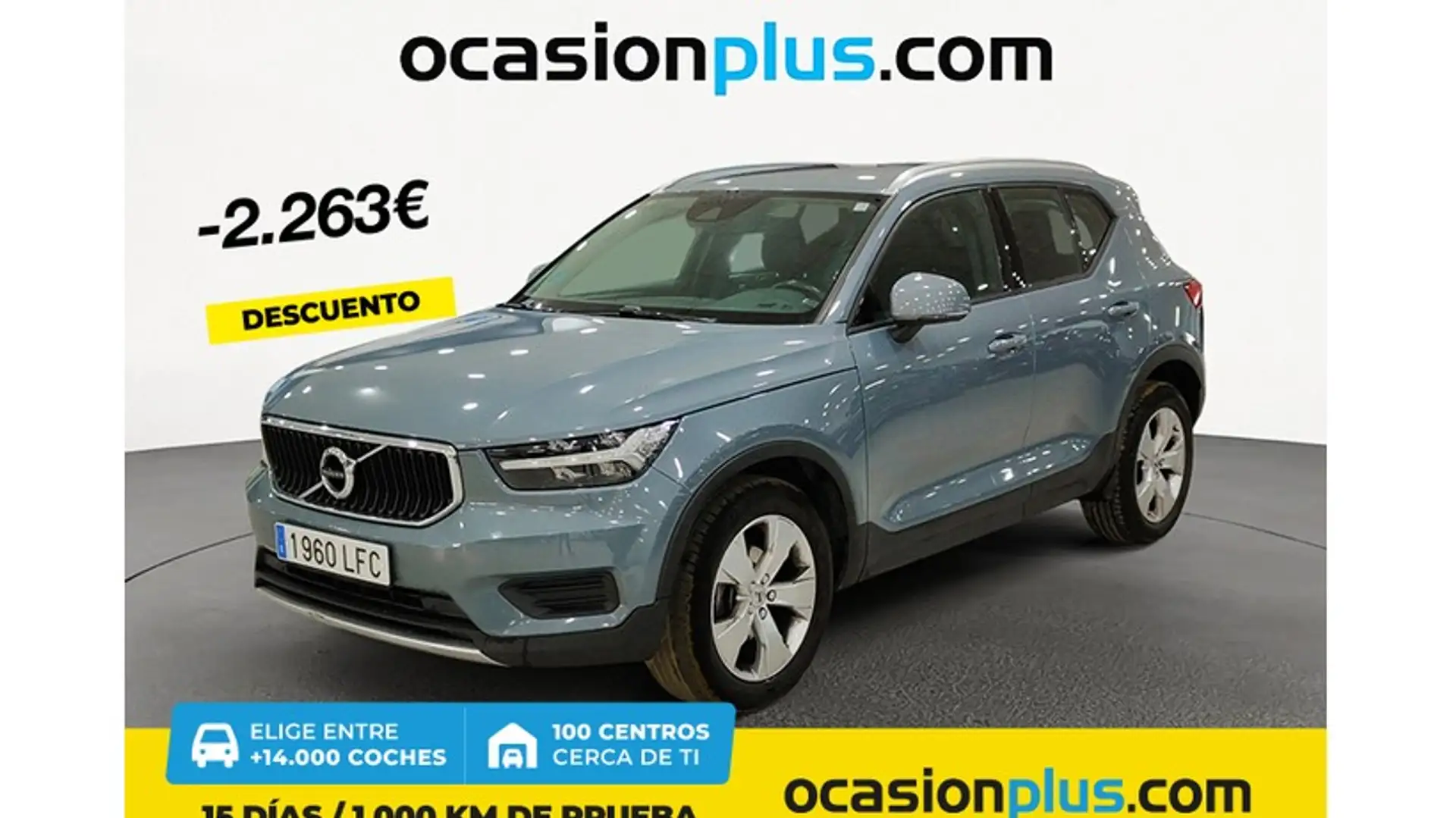 Volvo XC40 D3 Business Plus Aut. Gris - 1