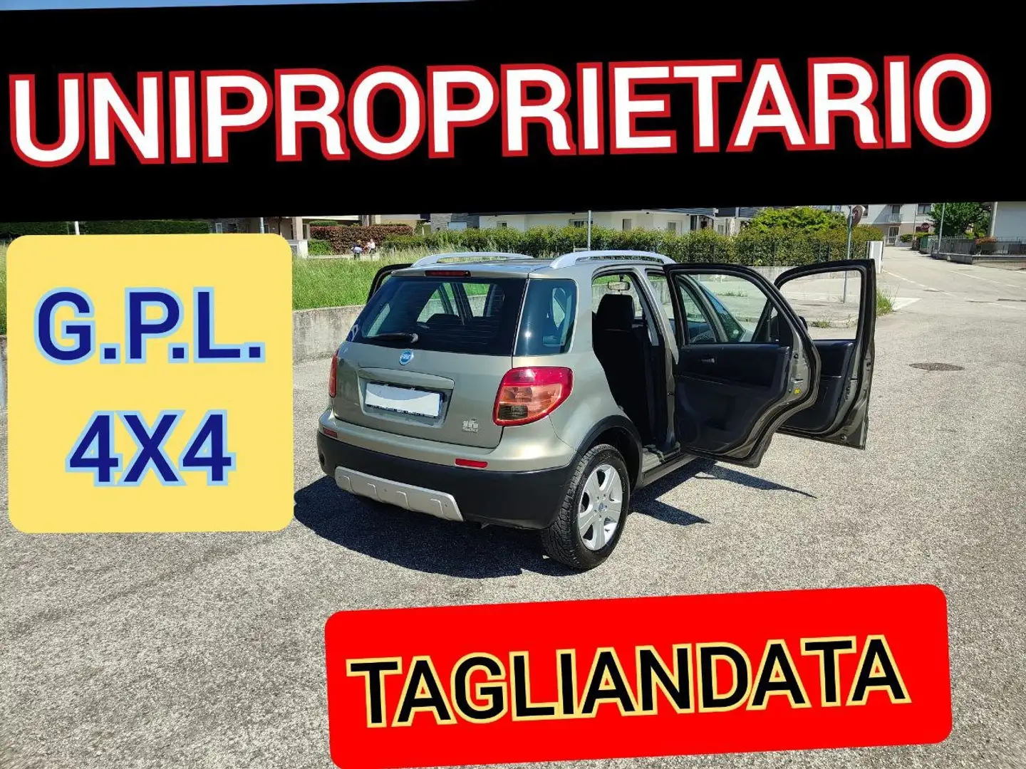 Fiat Sedici 1,6 Benz./ G.P.L. 4x4 ( MOTORE A CATENA ) Šedá - 1