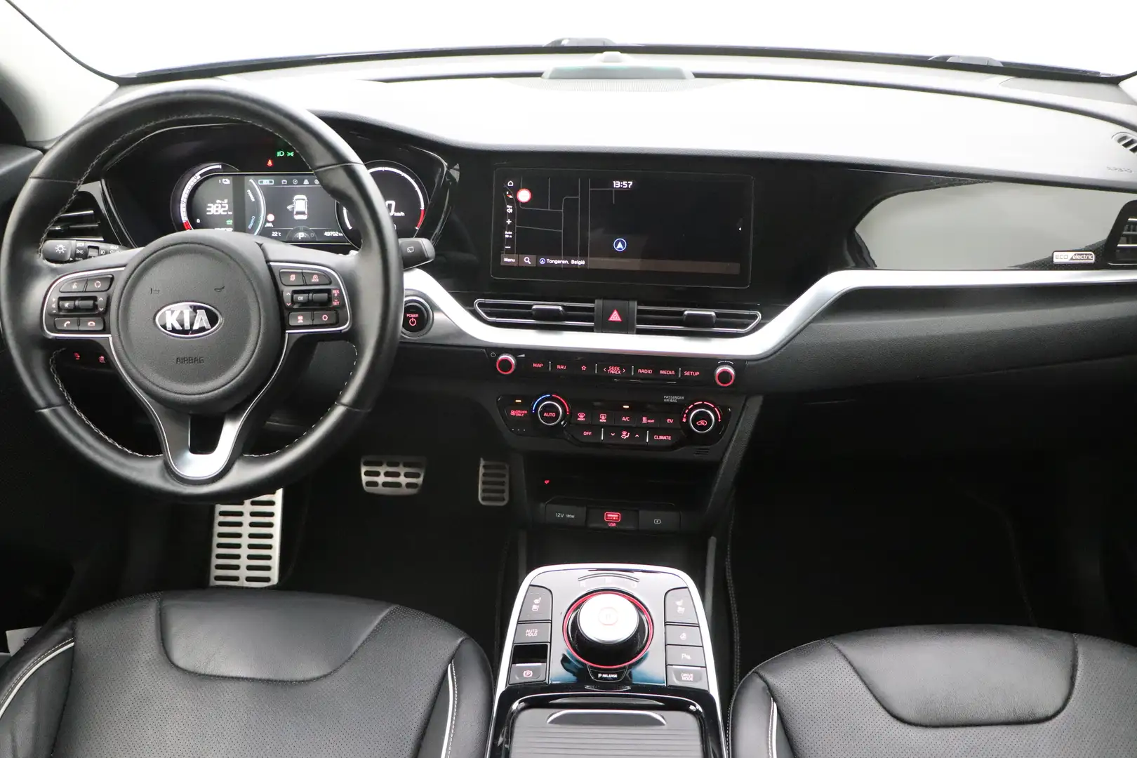 Kia e-Niro 64 kWh More Luxe LEDER/CUIR LED GPS PDC CAM Pano K Bleu - 1
