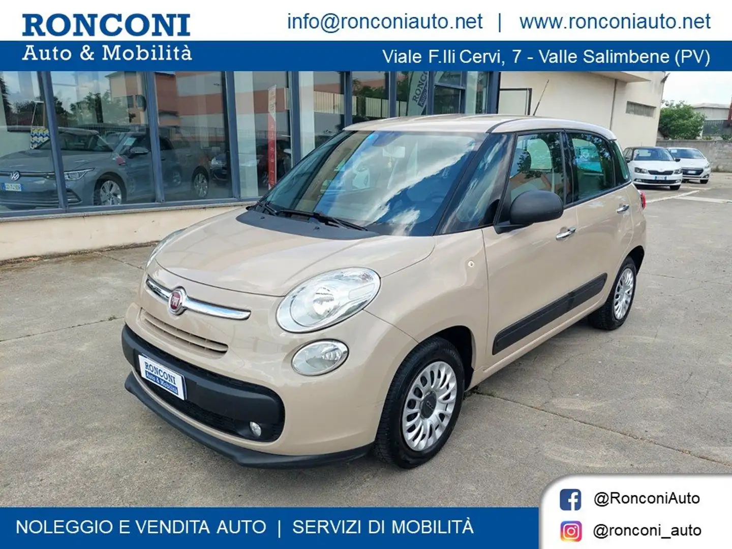 Fiat 500L 1.4 Pop 95cv Beige - 1