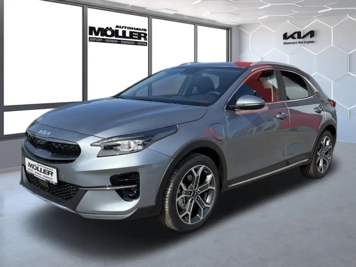 Kia XCeed Platinum 1.6 PHEV ACC Kamera LED Sitzklima Navi Silber - 2