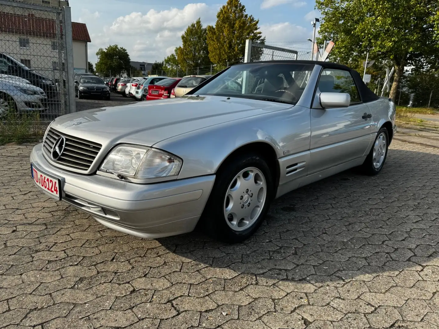 Mercedes-Benz SL 320 *2.Hand*SH-Gepflegt*Autom.*Leder*Klimatr* Silber - 1