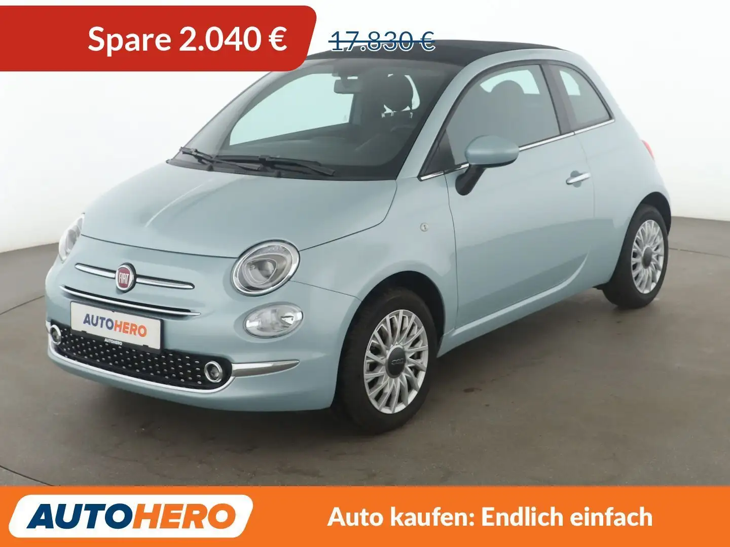 Fiat 500C 1.0 Mild-Hybrid Dolcevita *TEMPOMAT*PDC*FALTDACH* Grün - 1