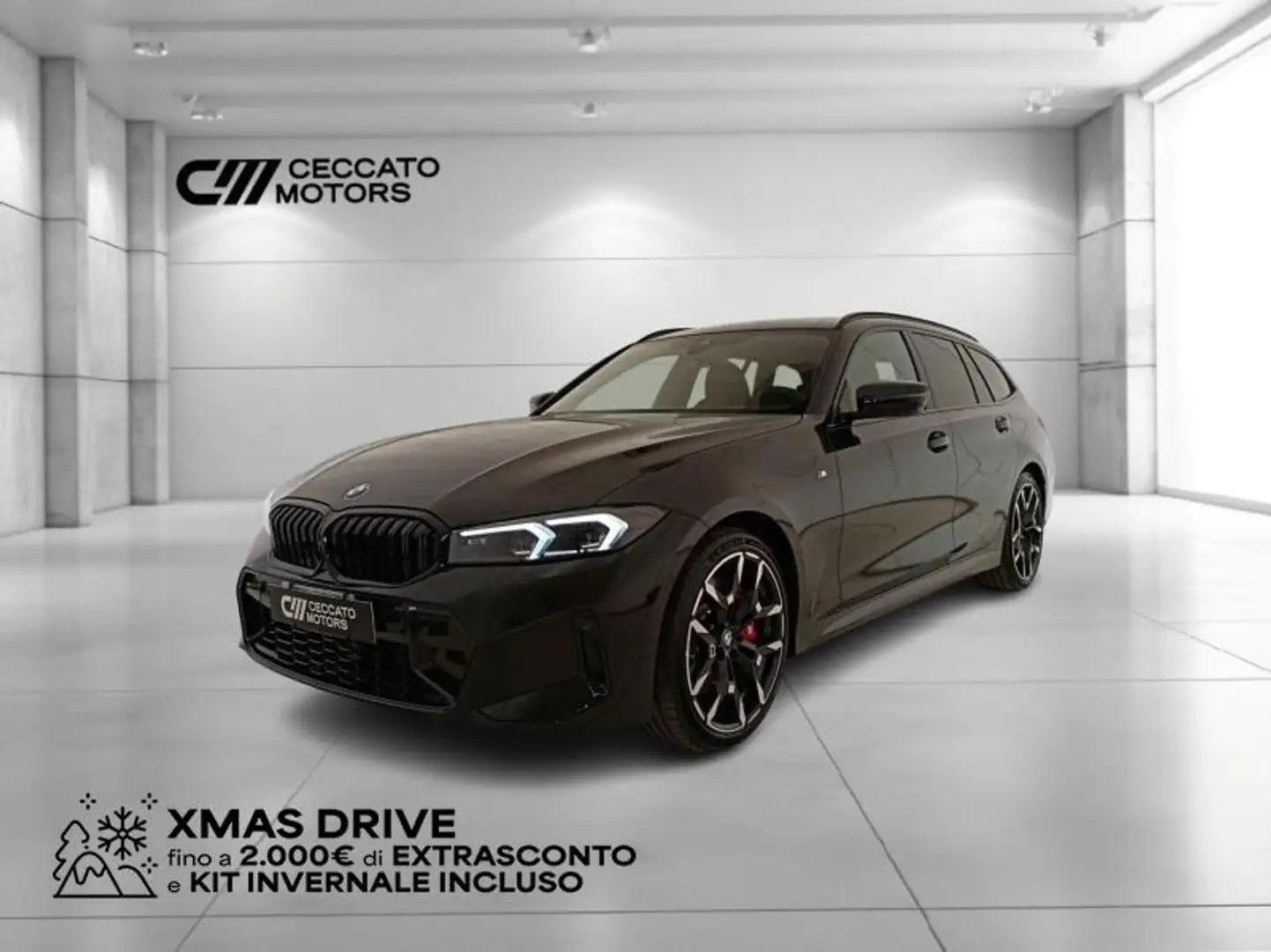 BMW 320 d Touring mhev 48V xdrive MSport Pro auto Nero - 1