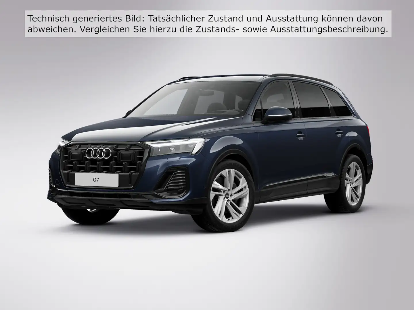 Audi Q7 45 TDI Q 7-SITZE LM20 AHK MATRIX HuD Bleu - 2