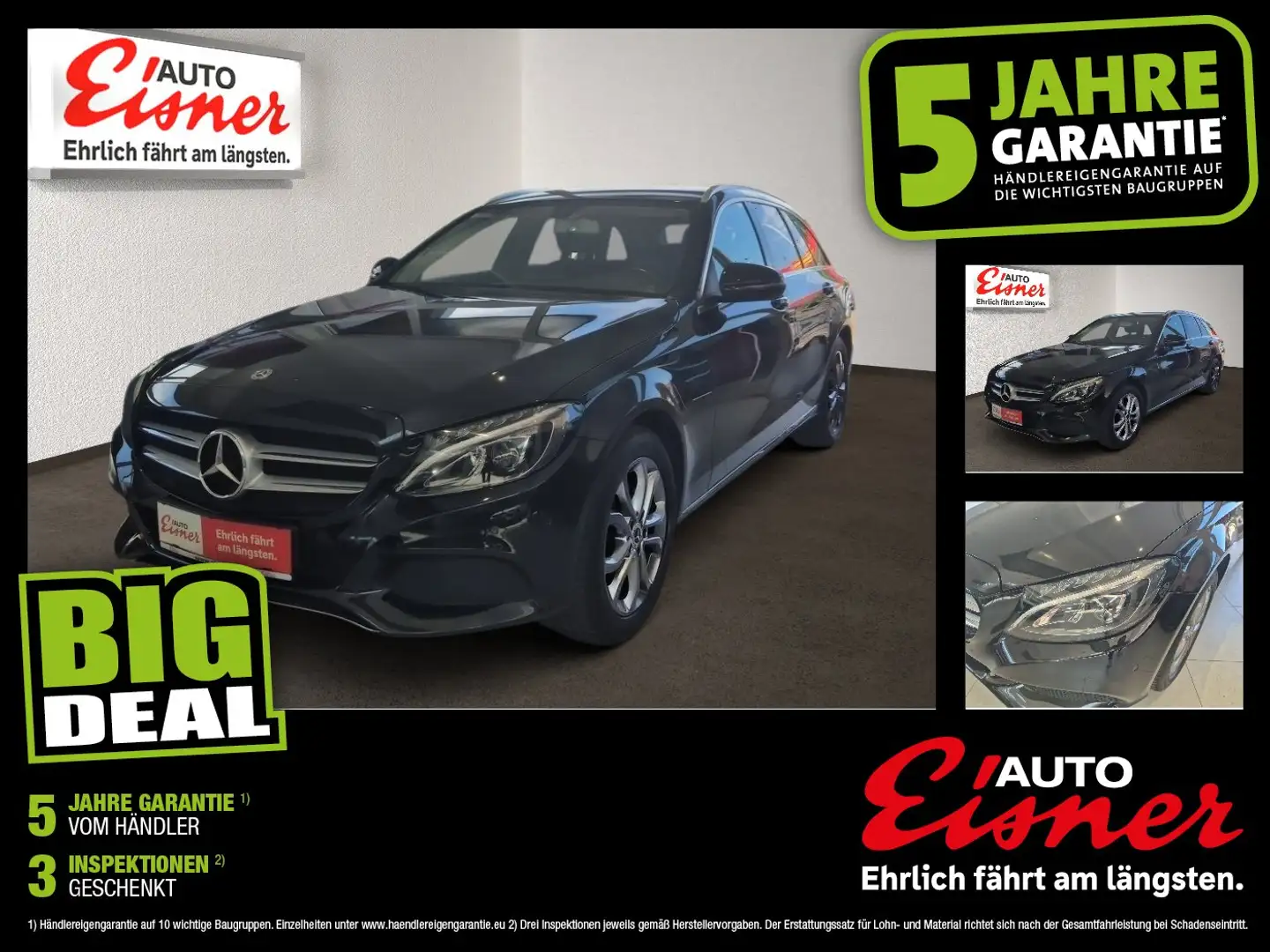 Mercedes-Benz C 180 d CDI Blue Lagerabverkauf bis 31.08.2026 Schwarz - 1