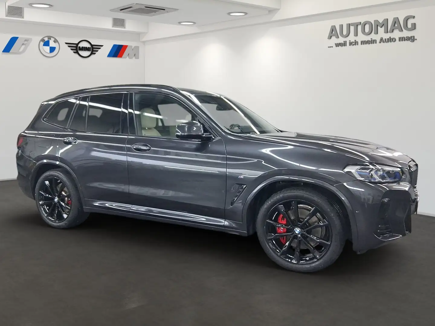 BMW X3 xDrive20d MSport*AHK*Lser*20Zoll*DrivAss Grau - 2