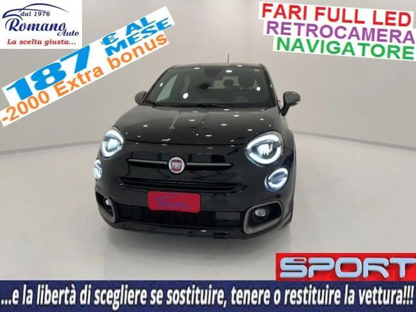 Fiat 500X 1.0 T3 120 CV Sport Nero - 1