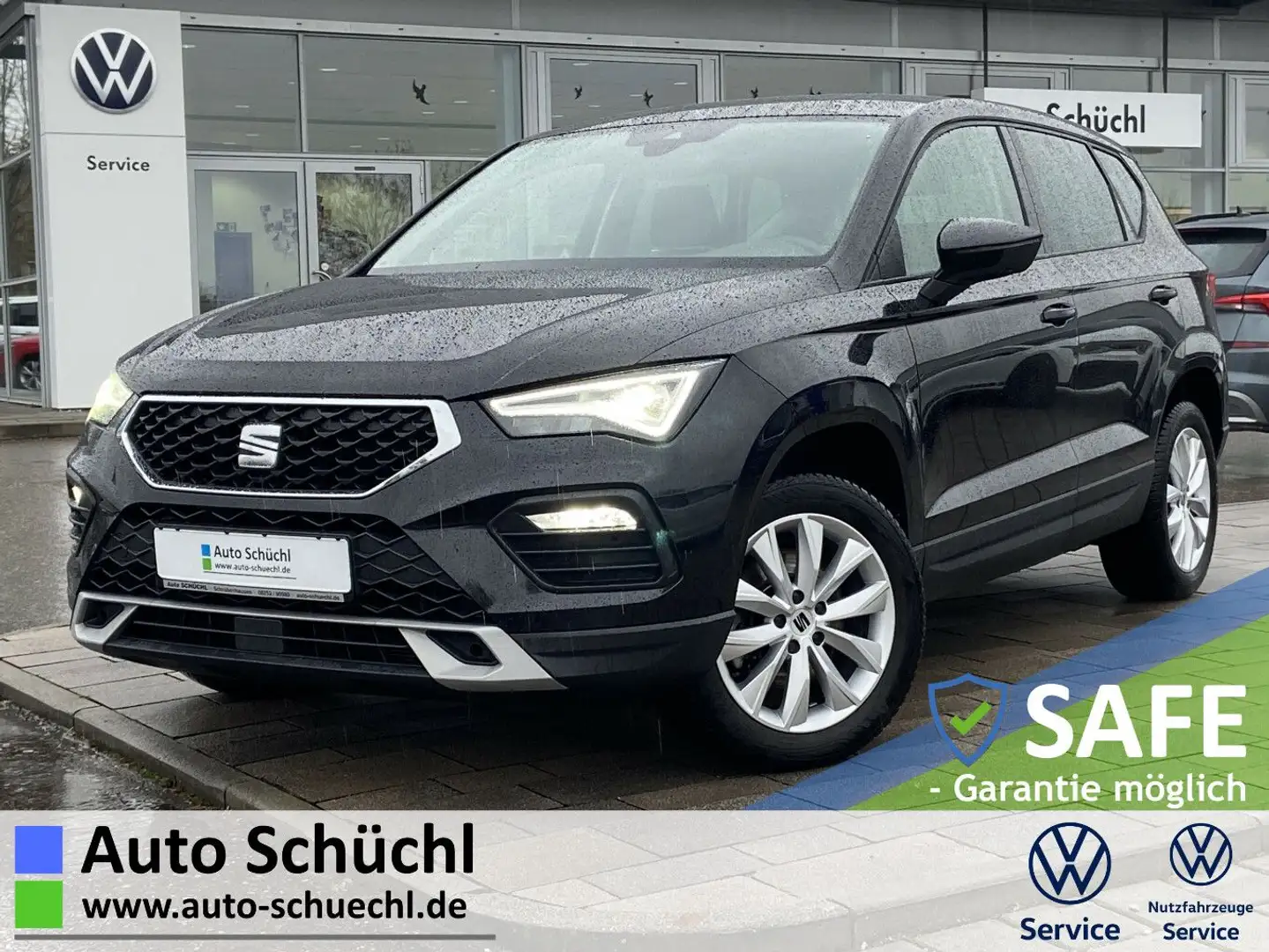 SEAT Ateca 2.0 TDI DSG Style 18"+SAFE-DRIVING-M+BEATS Schwarz - 1