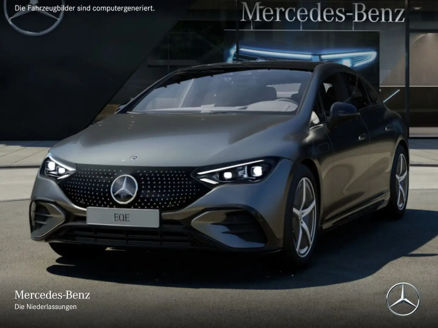 Mercedes-Benz EQE 500 4MATIC AMG Fahrass Airmat Pano Burmester Gris - 2