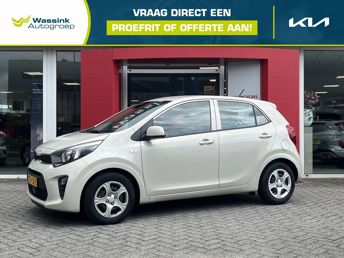 Kia Picanto 1.0 DPi 67pk 5-zits ComfortLine | Airconditioning Beige - 1