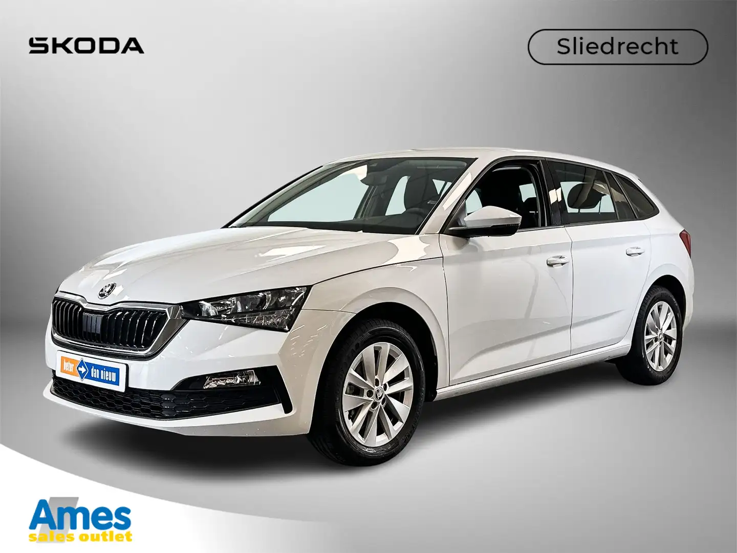 Skoda Scala 1.0 TSI 110pk DSG Ambition | Climatronic | Adaptiv Blanc - 1