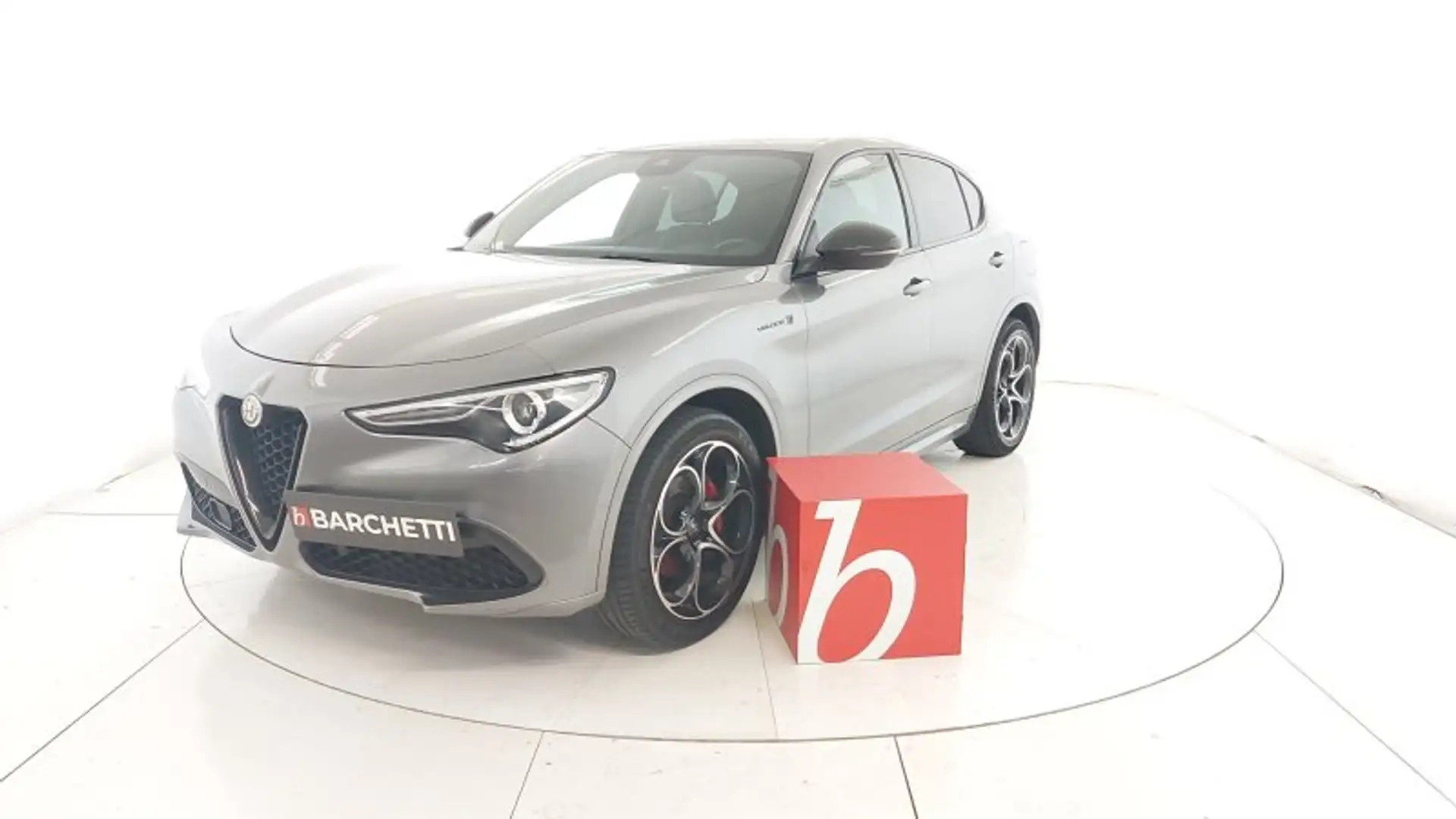Alfa Romeo Stelvio 2.2 Turbodiesel 210 CV AT8 Q4 Veloce Tì Grigio - 1
