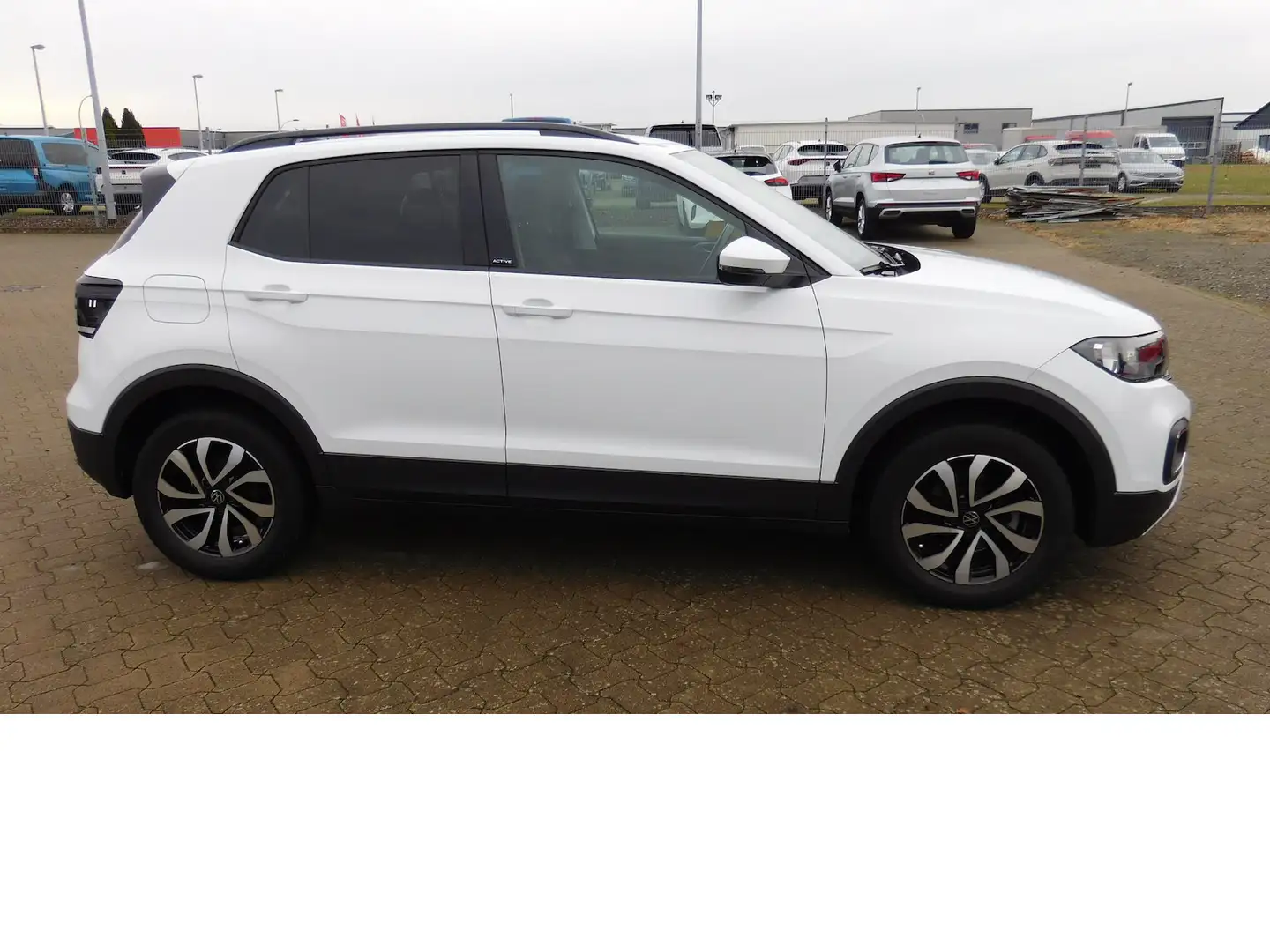 Volkswagen T-Cross 1.0 Life Active TSI Klima Navi Blanc - 2