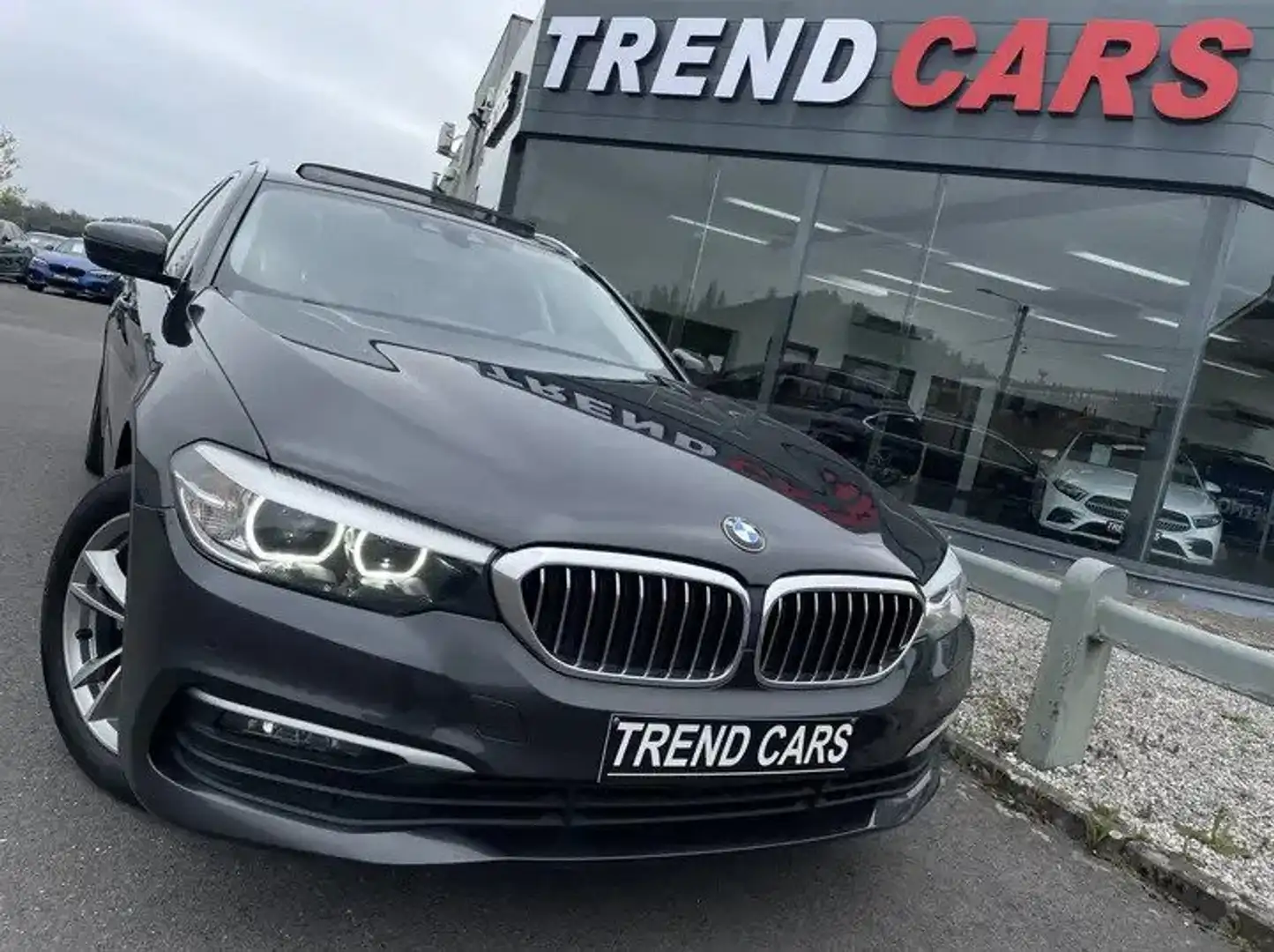 BMW 520 dA BREAK BOITE AUTO.TOIT PANO CUIR FULL LED GA.1AN Gris - 1