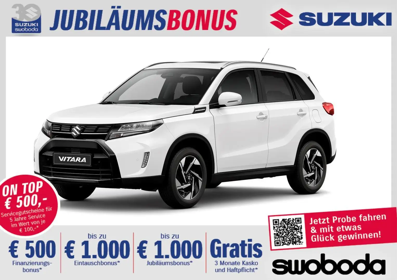 Suzuki Vitara VITARA 1.4 GL+ HYBRID ALLGRIP *Shine* Weiß - 1
