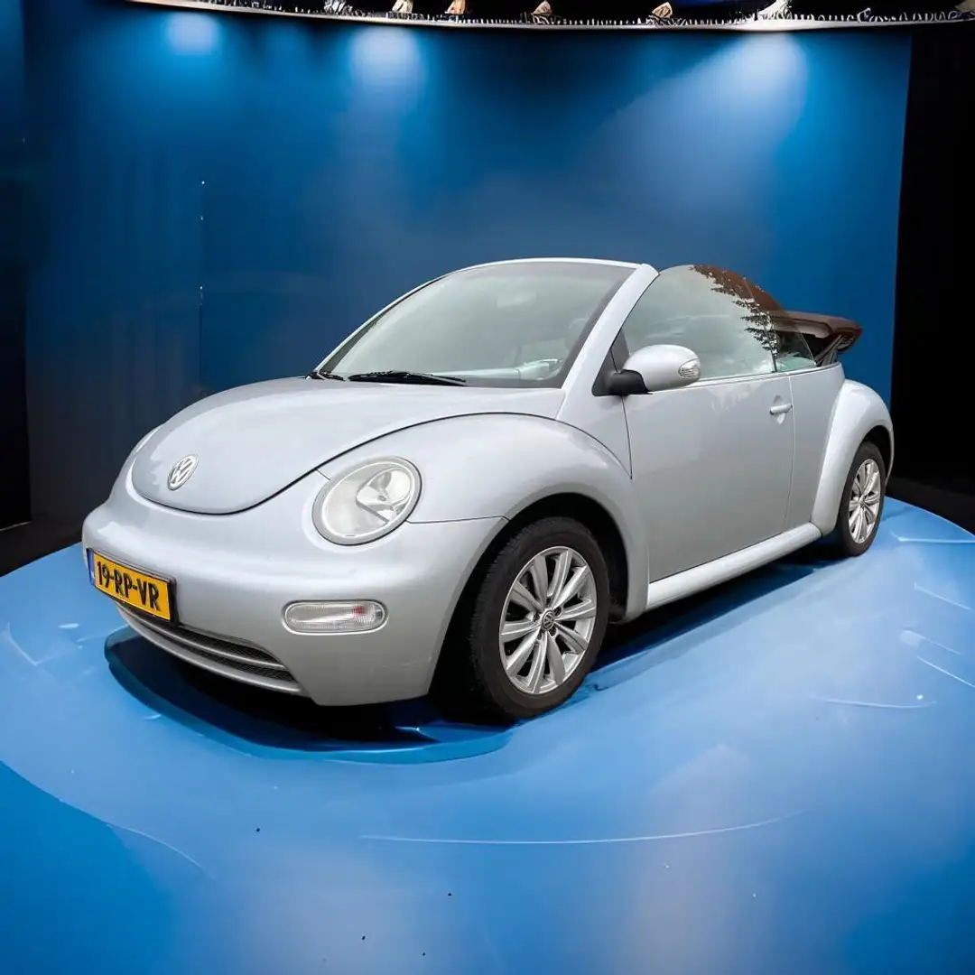 Volkswagen New Beetle Cabriolet 1.6 Turijn Comfort | Airco |een hele moo Grijs - 1