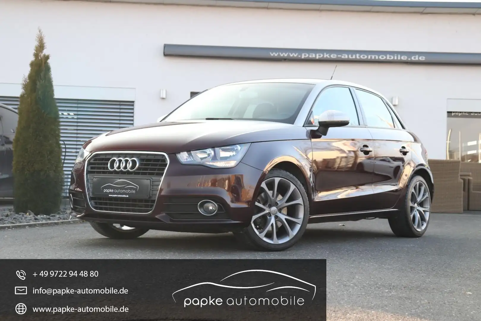 Audi A1 1.6 TDI ambition S-line +STYLE+LEDER+SHZ+17"+ Rot - 1