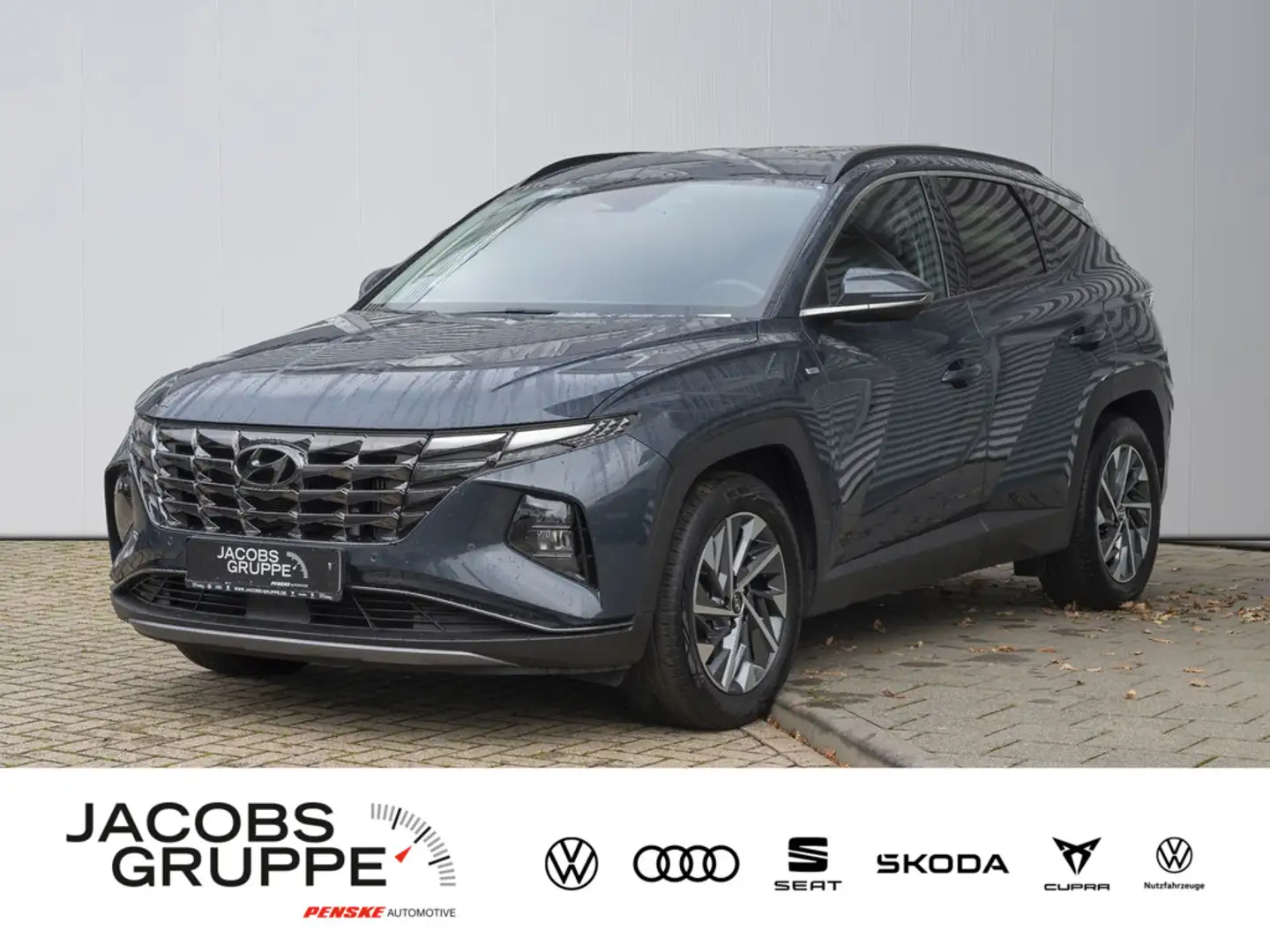 Hyundai TUCSON Trend Mild-Hybrid 2WD ACC*Navi*RFK*LED Bleu - 1