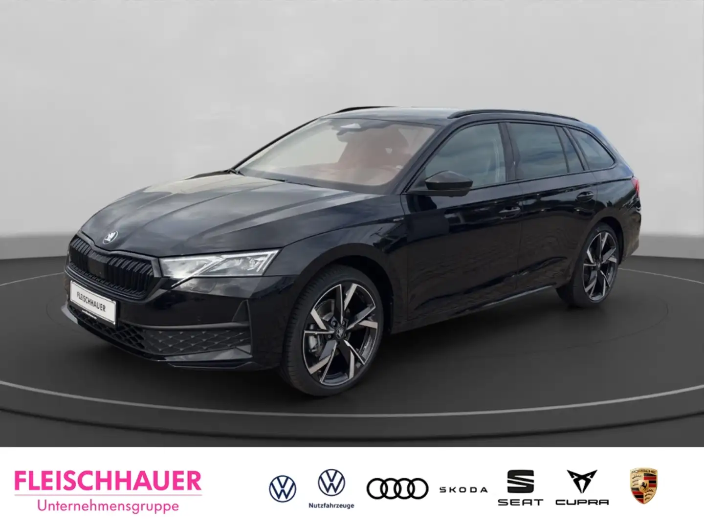 Skoda Octavia Combi Sportline 1.5 TSI 110 kW (150 PS) DSG AHK  L Zwart - 1