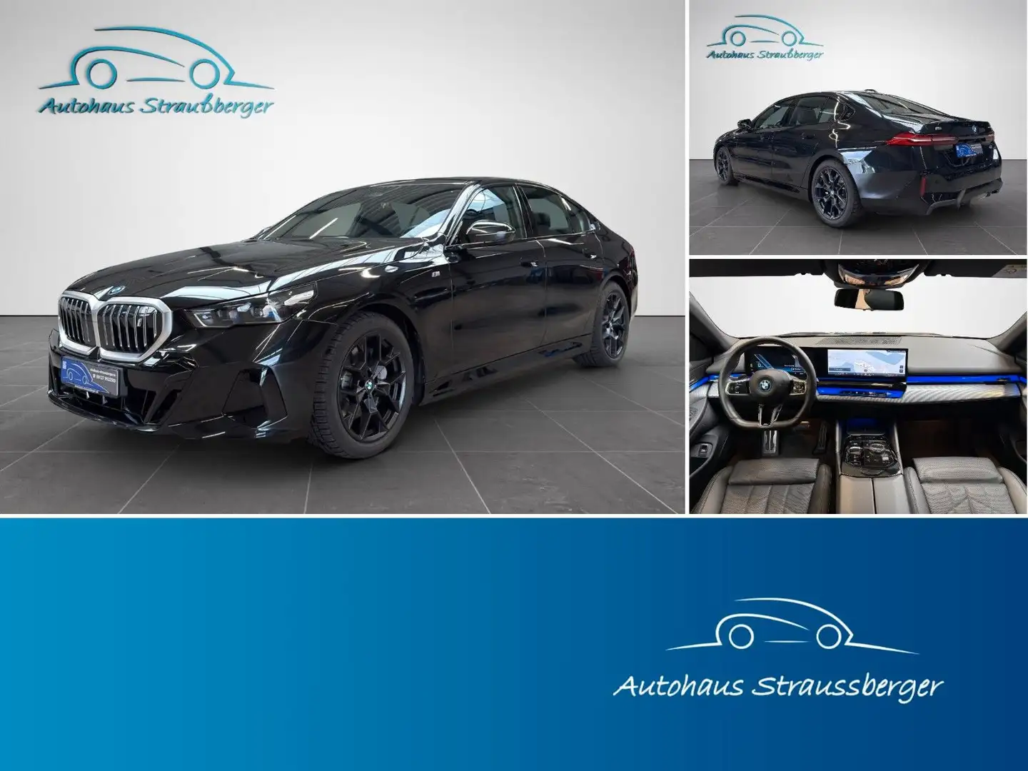BMW i5 Lim. 40 eDrive M Sport SHZ MFL HiFi KZU ALARM Noir - 1