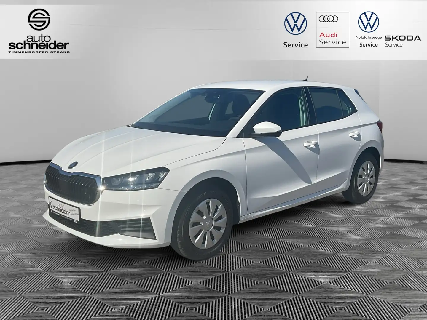 Skoda Fabia 1.0 MPI Active AHK LED Sitzhzg Smart-Link Weiß - 1