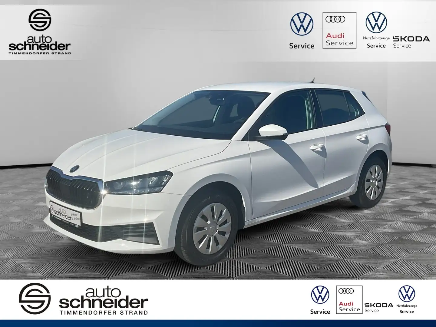 Skoda Fabia Fabia 1.0 MPI Active AHK LED Sitzhzg Smart-Link Weiß - 1