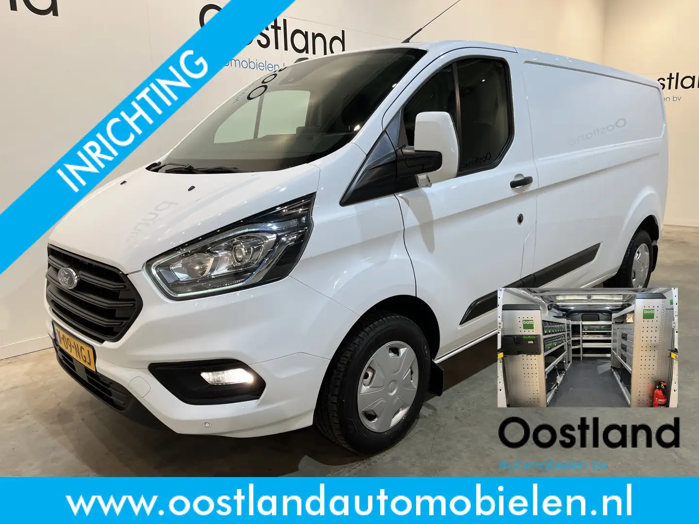 Ford Transit Custom 2.0 TDCI L2H1 Trend / Servicebus / Bott Inrichting Blanc - 1