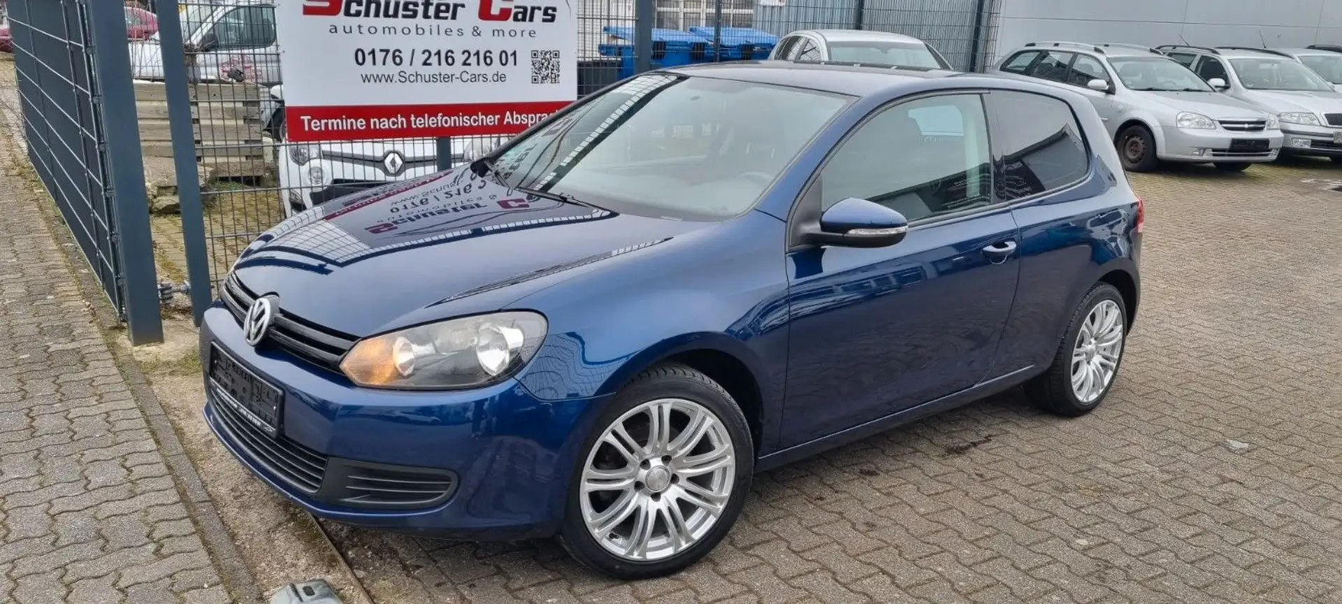 Volkswagen Golf VI Trendline, TÜV neu, 17" Alus, Topzustand Blau - 1