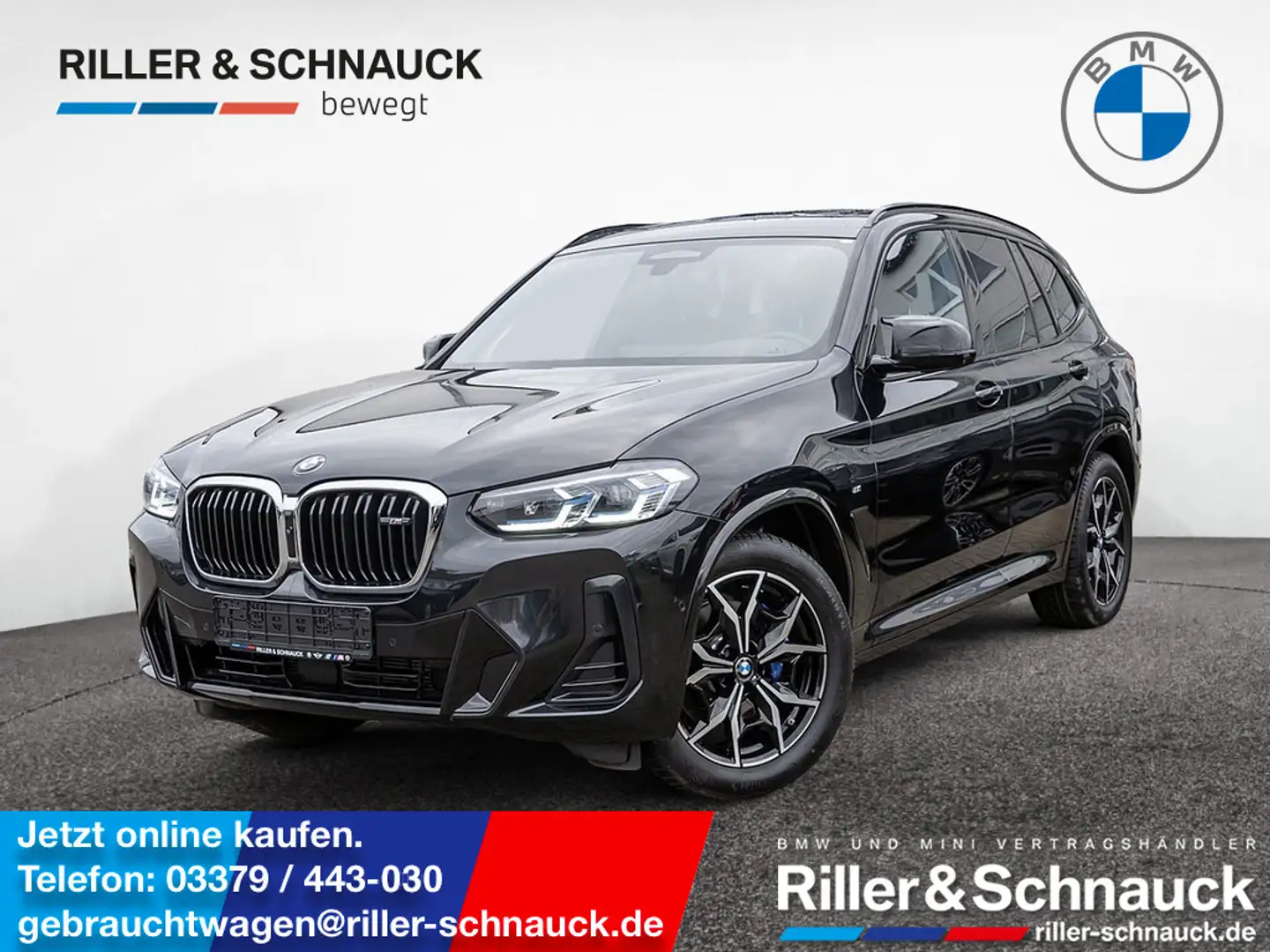 BMW X3 M 40i AHK ACC HUD PANO LASER 360° STANDHZ Schwarz - 1