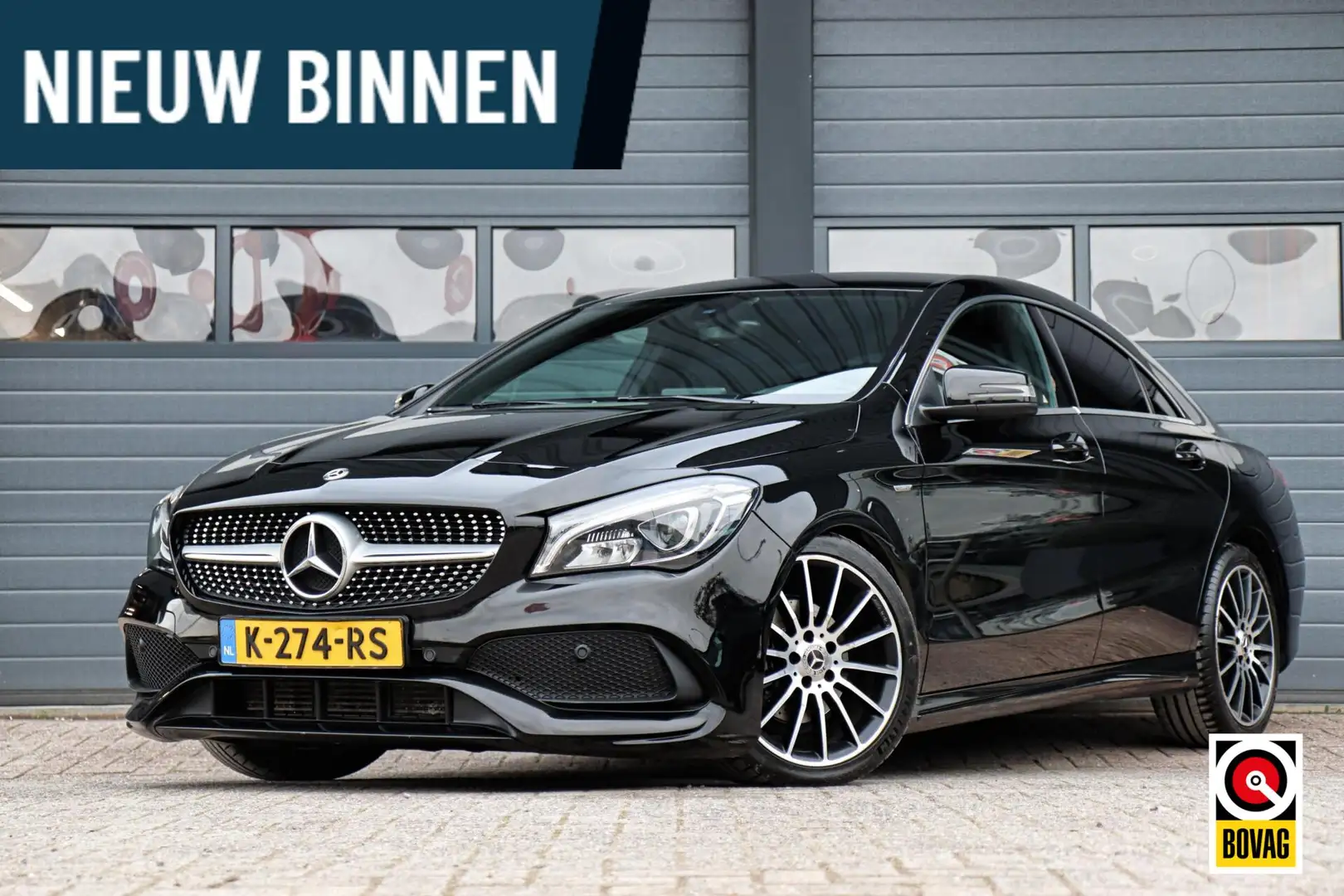 Mercedes-Benz CLA 200 Edition AMG-Pakket /LED/STOELVERW./CAMERA/NAVI/CRU Zwart - 1