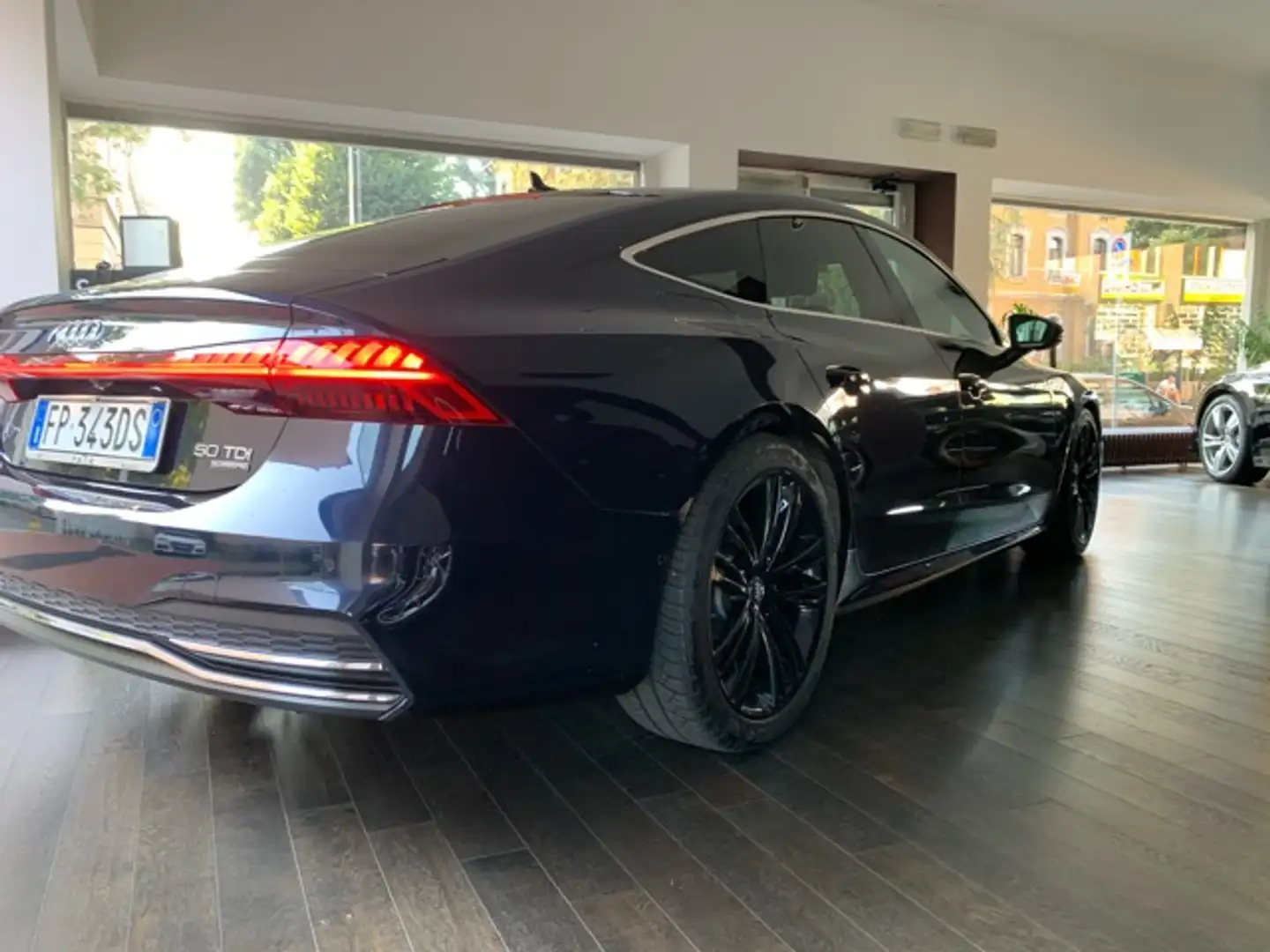 Audi A7 SPB 50 3.0 TDI quattro S line int/est *tetto panor Blauw - 1