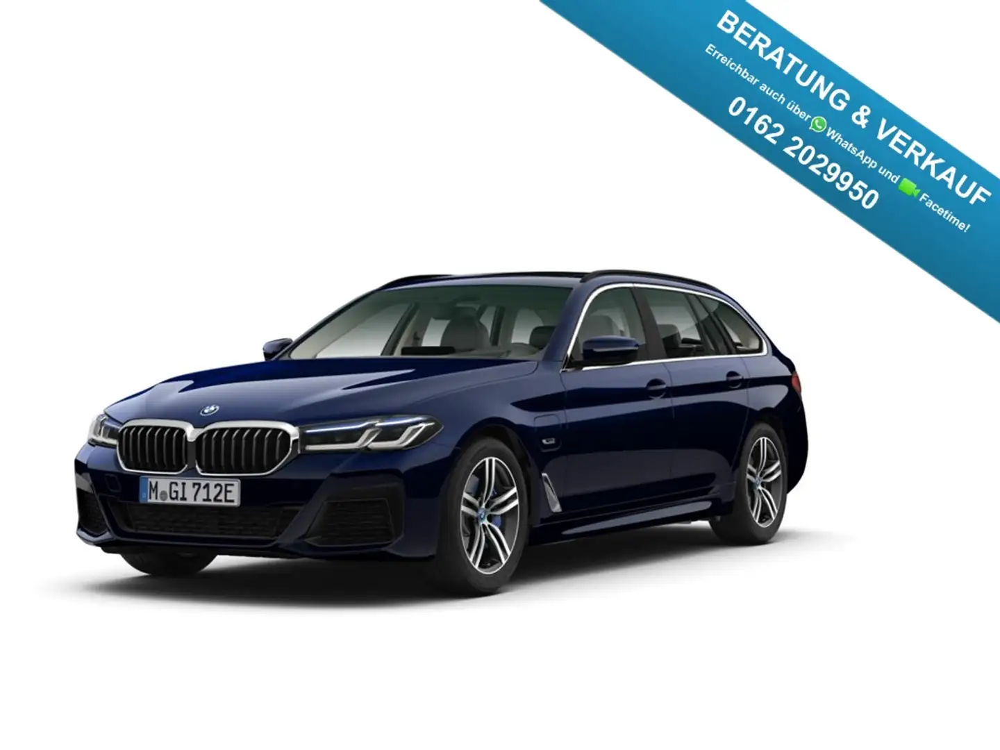 BMW 530 e xDrive Touring Sportpaket HUD Luftfederung AD AH Blau - 1