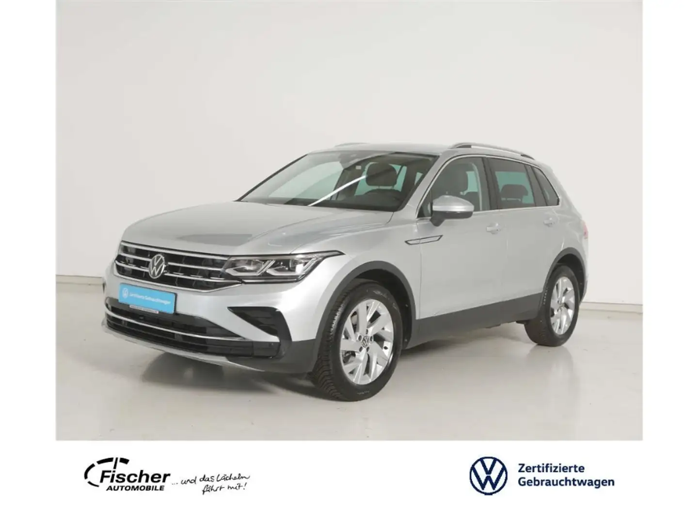Volkswagen Tiguan 2.0 TDI Elegance DSG NAV/Matrix/AHK/StHz Silber - 1