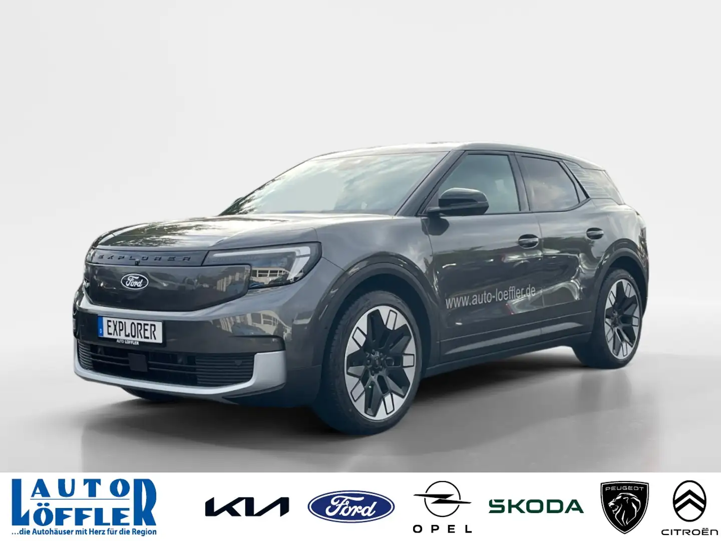 Ford Explorer Premium SHZ FHZ PDC Klima Navi Klima Navi Leder Grau - 1