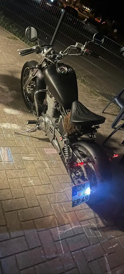 Suzuki LS 650 Bobber Umbau Noir - 1