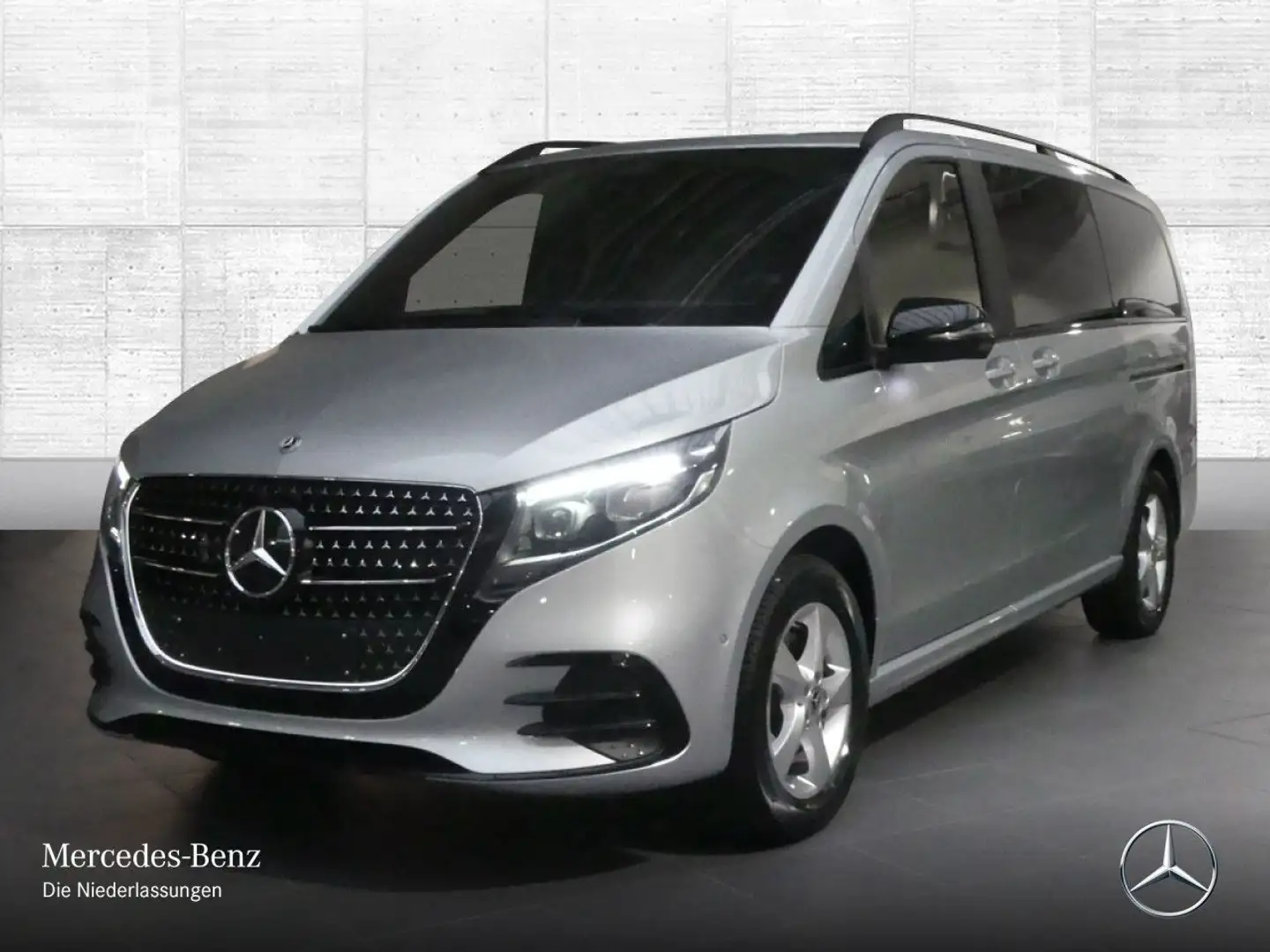 Mercedes-Benz V 300 d AVANTGARDE+AMG+9G+AHK+Klimaautom.+Navi+DIS Silber - 2